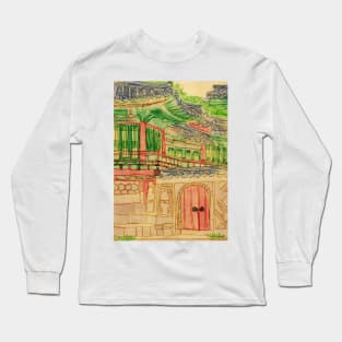 Korean traditional village Long Sleeve T-Shirt